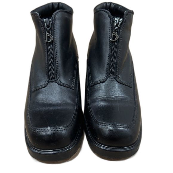 Blondo 40 Waterproof Black Ankle Boot Zip-Up Heel - Women's Size 37 - Picture 1 of 8